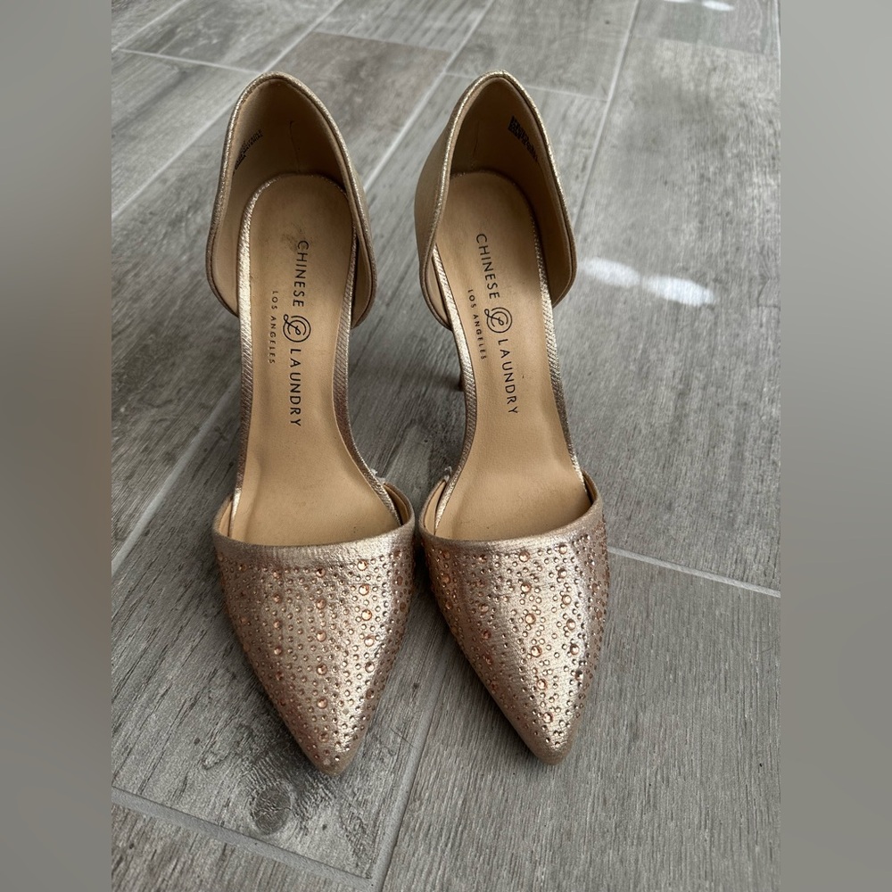 Chinese Laundry Gold Heels